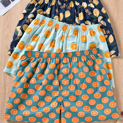 Men's Boxers - Modern Plant Print