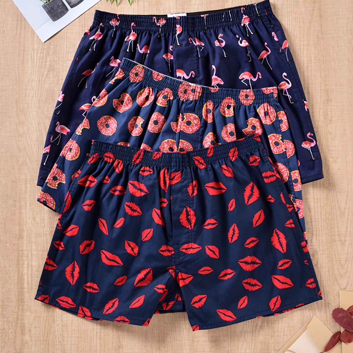 Men's Boxers - Modern Plant Print