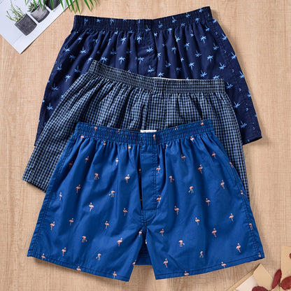 Men's Boxers - Modern Plant Print