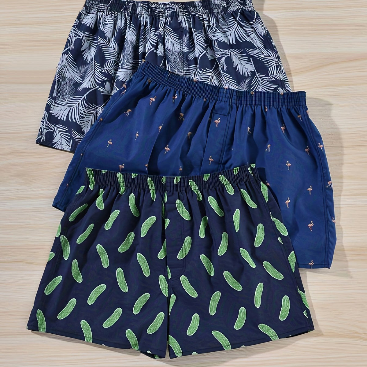 Men's Boxers - Modern Plant Print