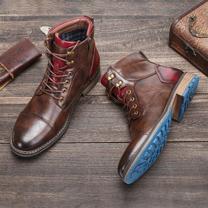 BOTTES OXFORD ARTISANALES EN CUIR