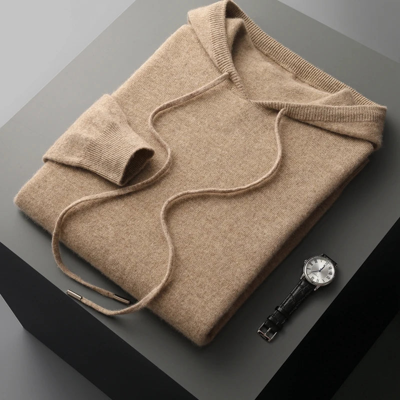 Men's Luxury Hoodie with Adjustable Hood
