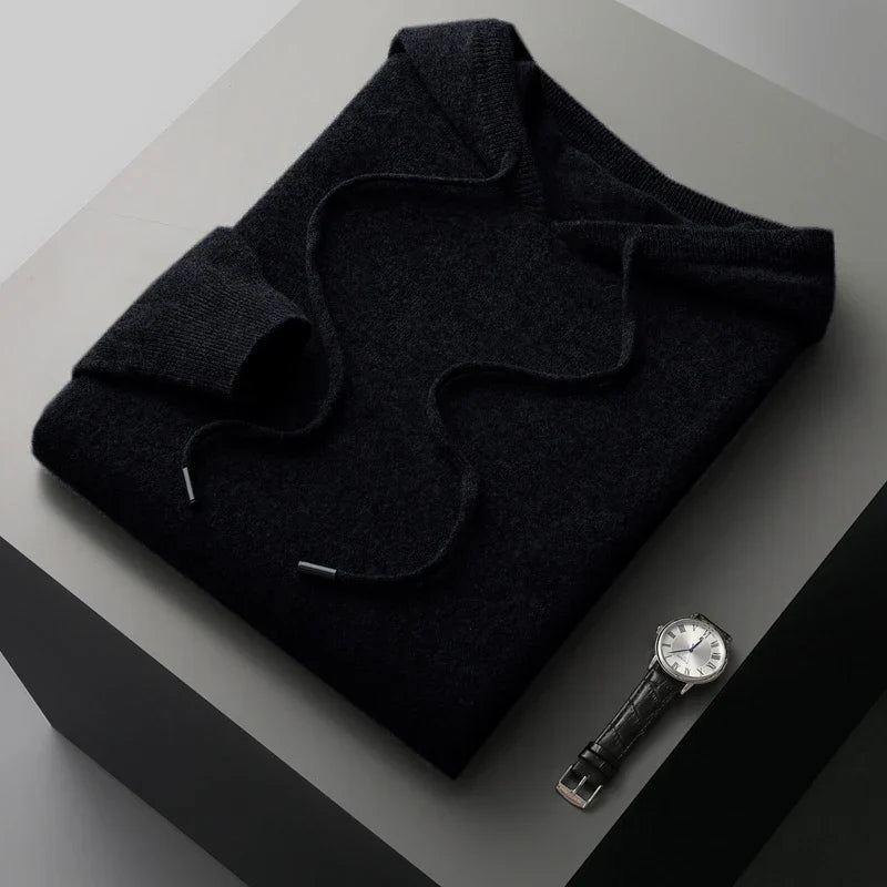 Men's Luxury Hoodie with Adjustable Hood