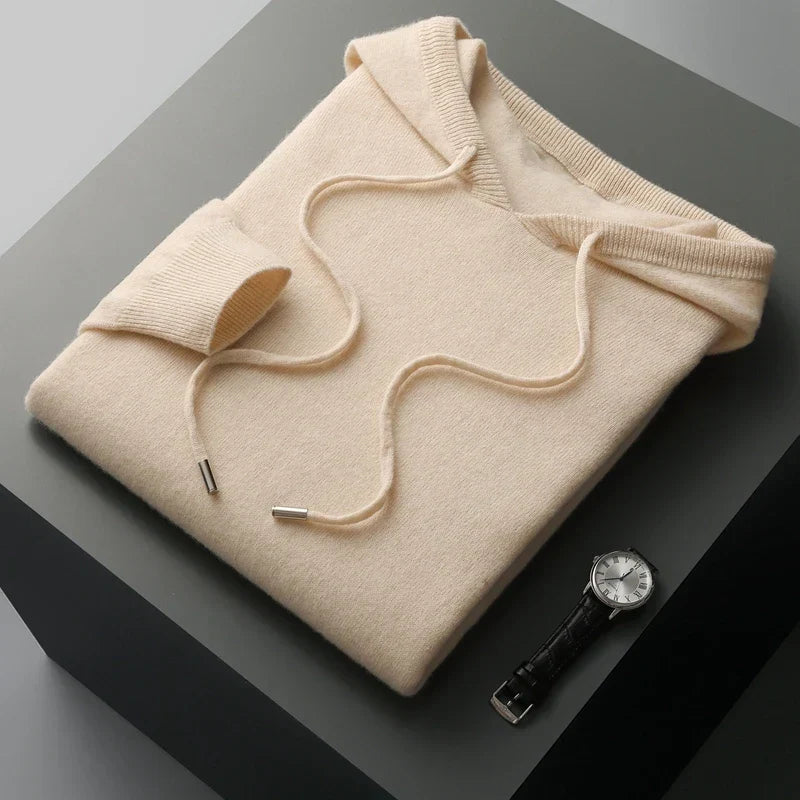 Men's Luxury Hoodie with Adjustable Hood