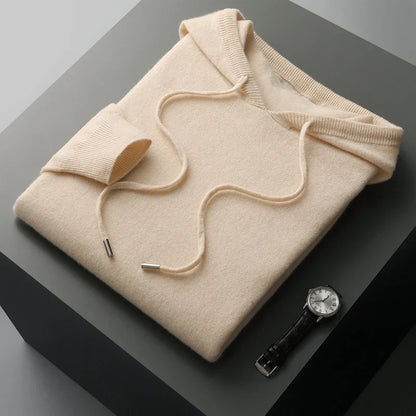 Men's Luxury Hoodie with Adjustable Hood