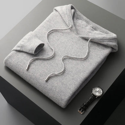 Men's Luxury Hoodie with Adjustable Hood