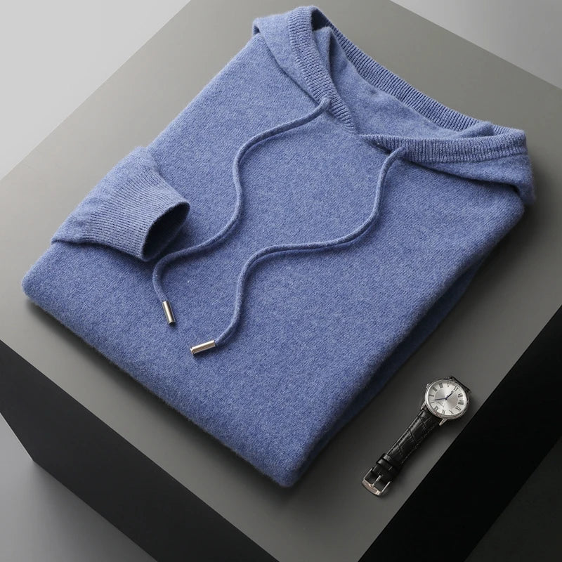Men's Luxury Hoodie with Adjustable Hood