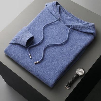 Men's Luxury Hoodie with Adjustable Hood