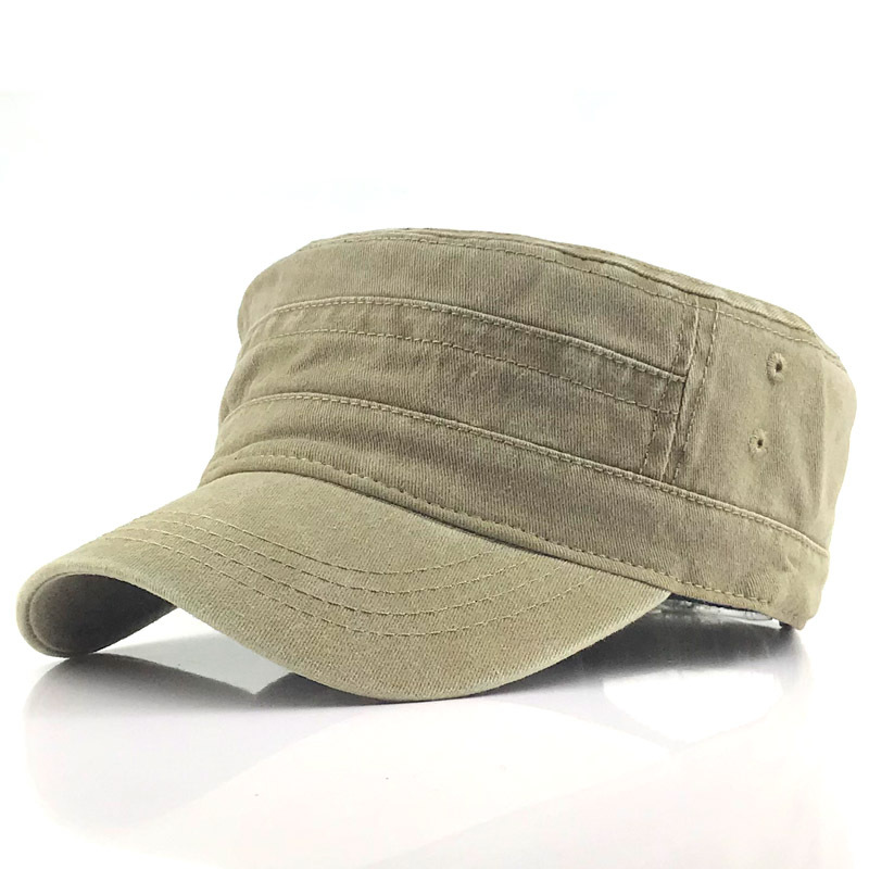 Men's Retro Military-Style Cap - Classic and Modern Design