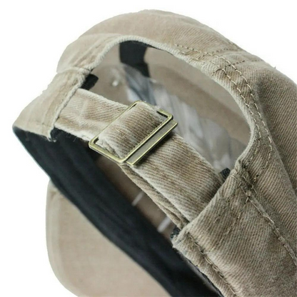 Men's Retro Military-Style Cap - Classic and Modern Design