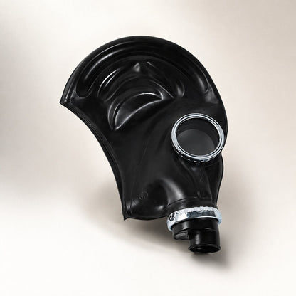 Schwarze Gasmaske für Halloween