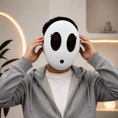 Shy Guy Maske für Halloween & Cosplay
