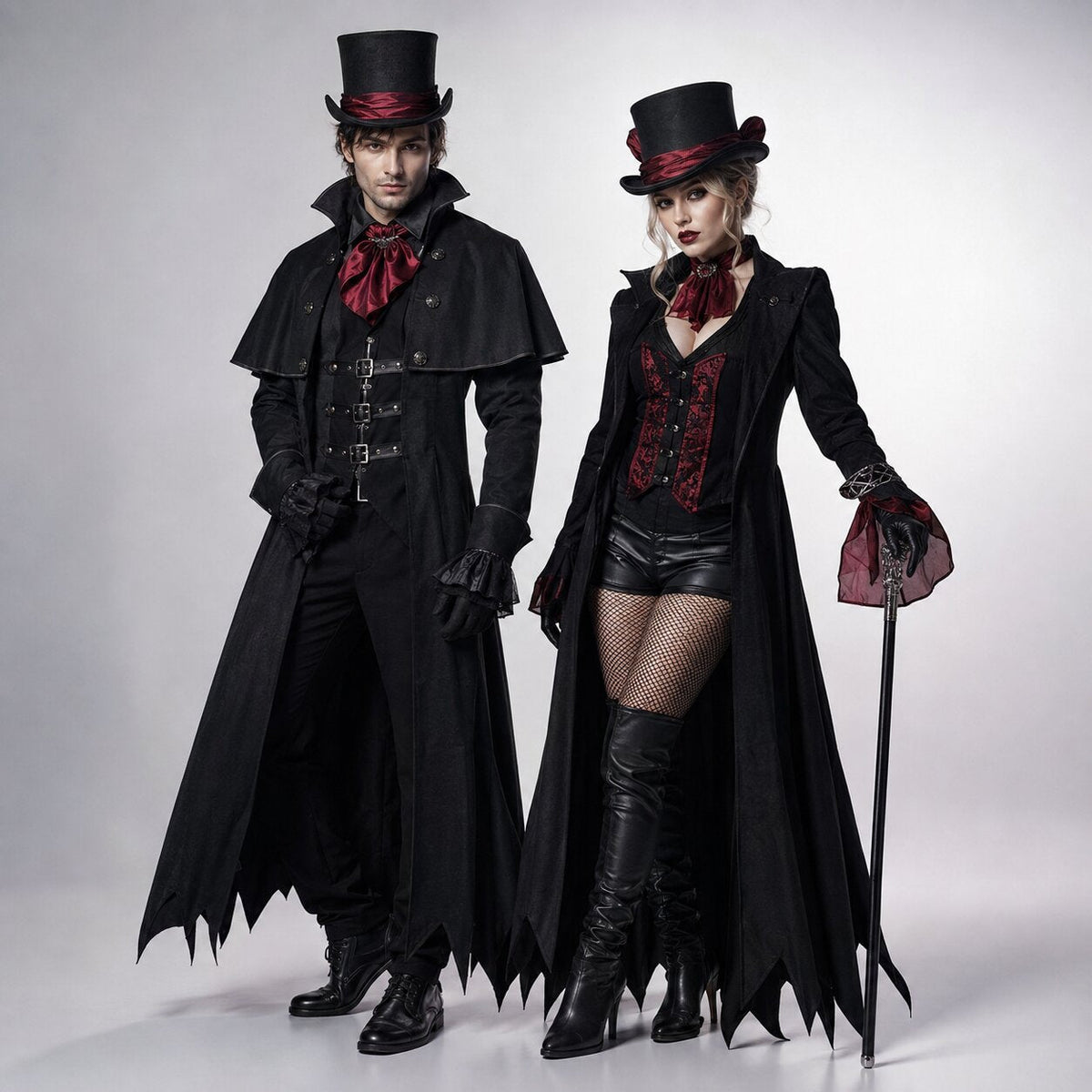 Vampir Halloween Kostüm für Damen & Herren