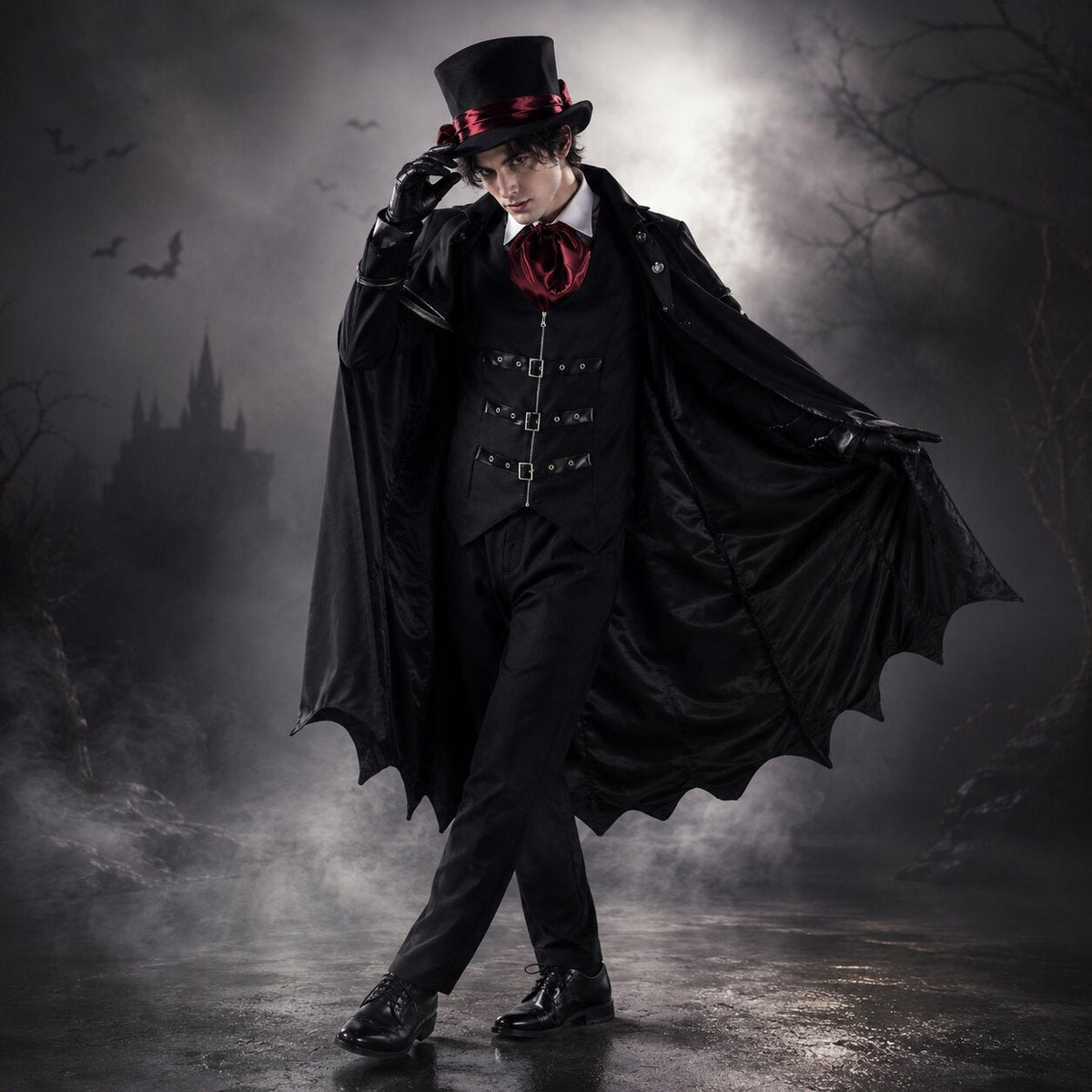 Vampir Halloween Kostüm für Damen & Herren