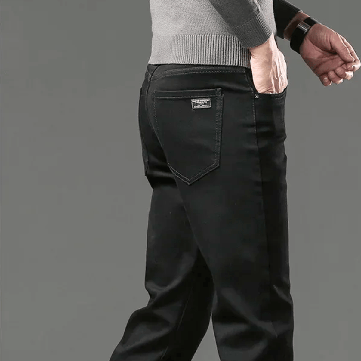 PANTALON EN DENIM THERMIQUE
