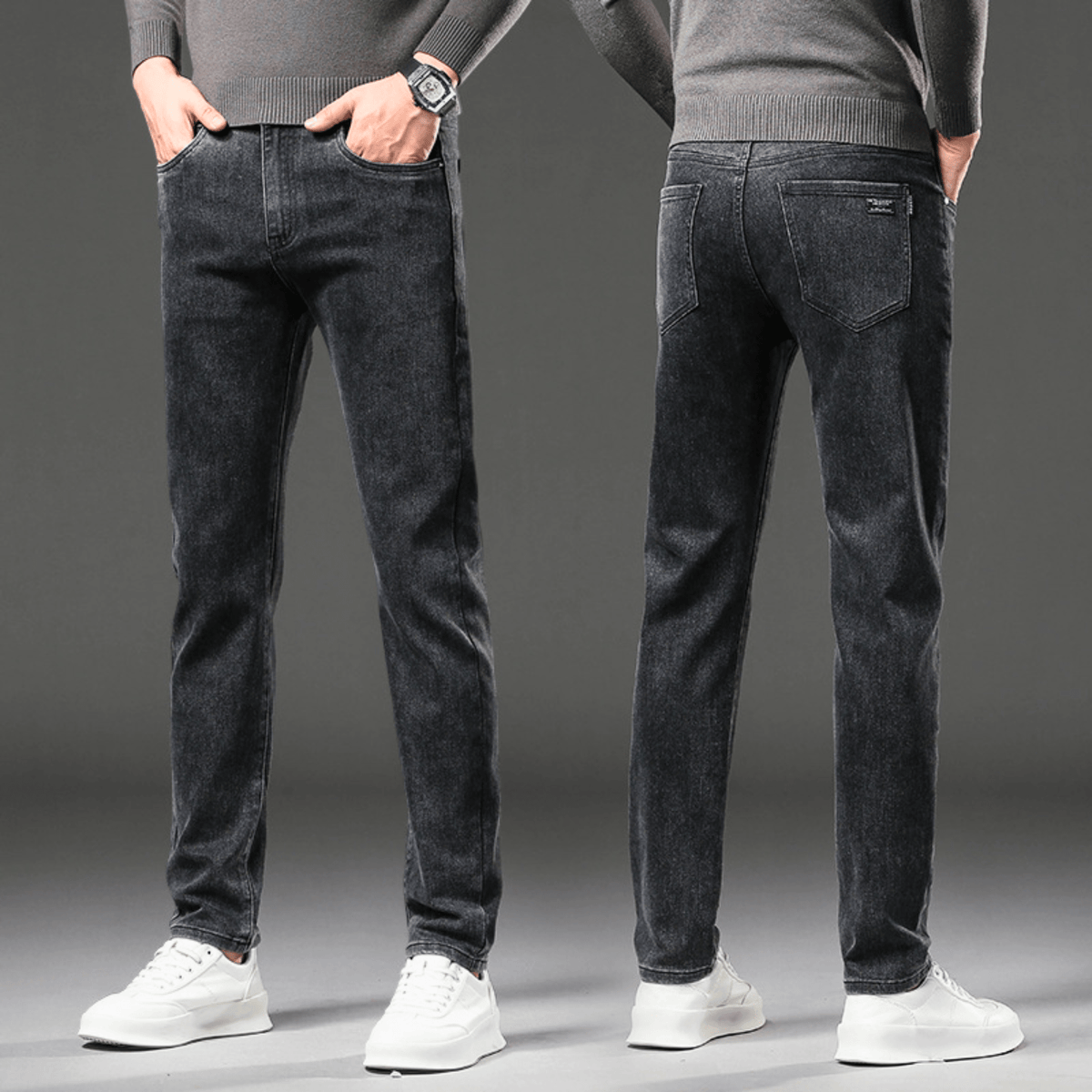 PANTALON EN DENIM THERMIQUE
