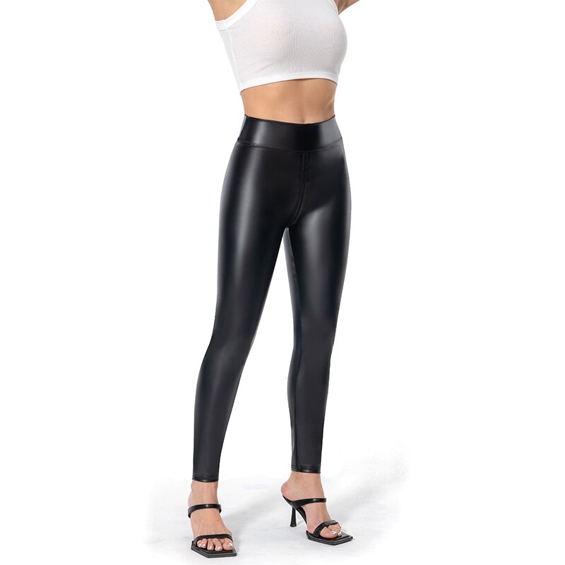 Women's Matte High-Waisted Pants